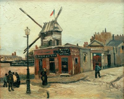 Das Moulin de la Galette von Vincent van Gogh