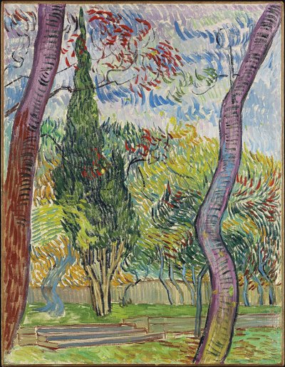 Park des Saint-Paul-Krankenhauses, 1889 von Vincent van Gogh