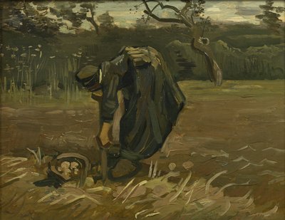 Bäuerin bei der Kartoffelernte, 1885 von Vincent van Gogh