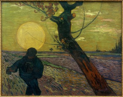 Sämann bei Sonnenuntergang von Vincent van Gogh