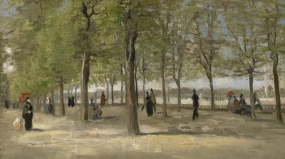 Terrasse im Jardin du Luxembourg von Vincent van Gogh