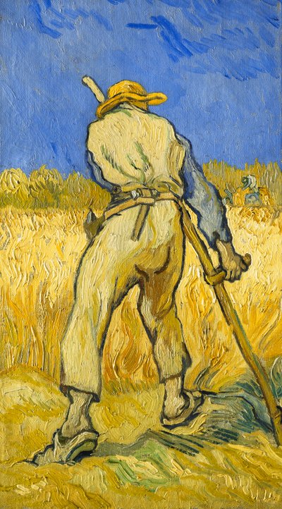 Der Schnitter; Le Moissonneur, 1889 von Vincent van Gogh