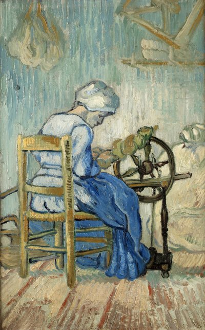 Die Spinnerin von Vincent van Gogh