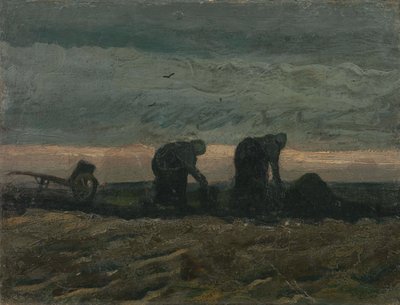 Zwei Frauen auf der Heide von Vincent van Gogh