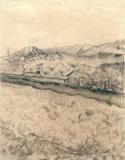 Ummauertes Feld von Vincent van Gogh