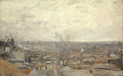 Blick von Montmartre von Vincent van Gogh