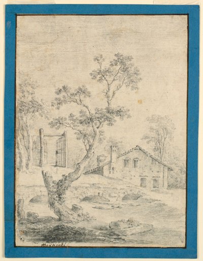 Landschaft mit Bauernhof von Vincenzo Martinelli