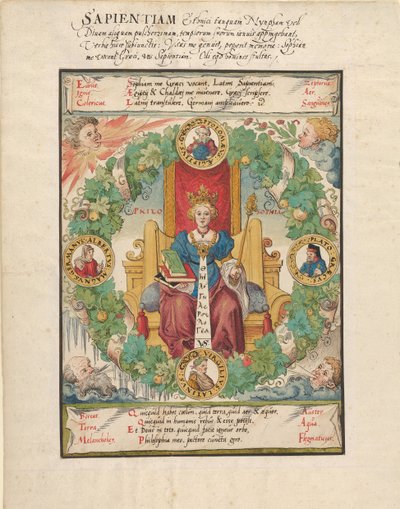 Philosophie auf dem Thron von Virgil Solis