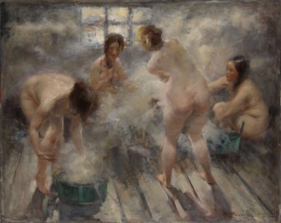 In einer russischen Banja, 1916 von Vitali Gavrilovich Tikhov
