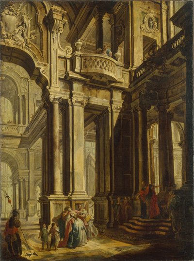 Esther vor Ahasverus von Vittorio Maria Bigari