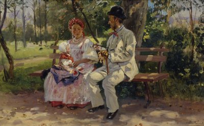 Auf dem Boulevard, 1894 von Vladimir Egorovic Makovsky