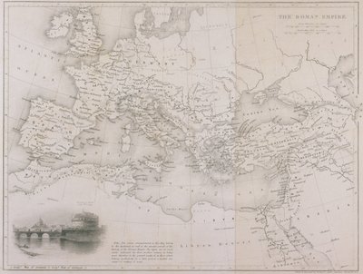 Das Römische Reich, ca. 1850 von W Hughes