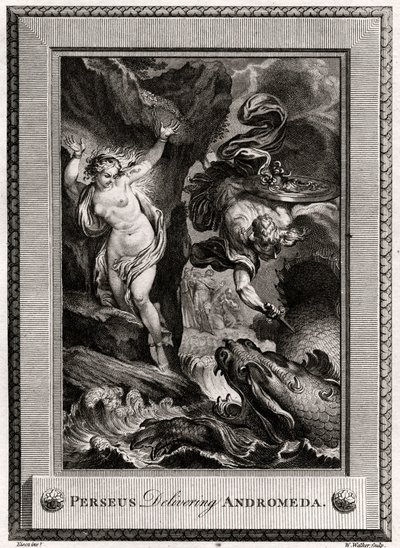 Perseus befreit Andromeda von W. Walker