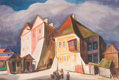 Ansicht von Kazimierz nad Wisłą von Władysław Skoczylas