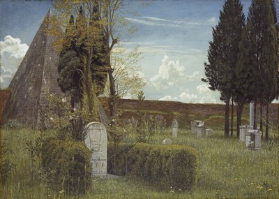 Das Grab von Keats, 1873 von Walter Crane