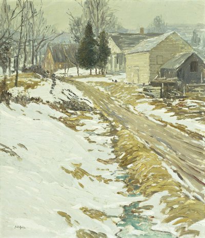 Frostiger Morgen von Walter Elmer Schofield