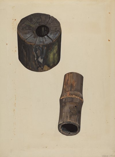 Wasserleitung, ca. 1937 von Walter Praefke