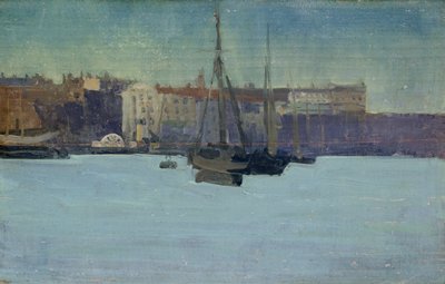 Hafen von Dieppe von Walter Richard Sickert