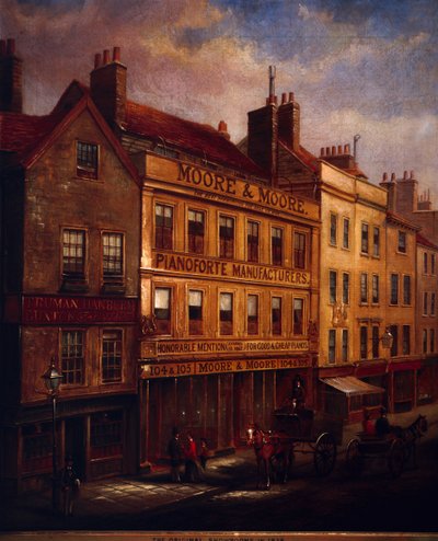 Bishopsgate, London, 1871 von Walter Riddle