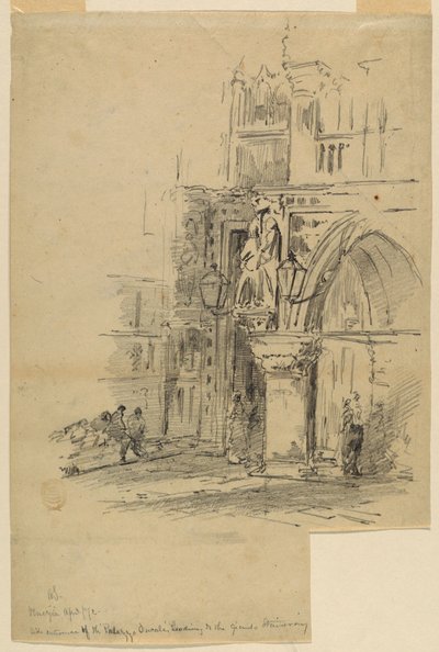 Porta della Carta, Dogenpalast, Venedig von Walter Shirlaw