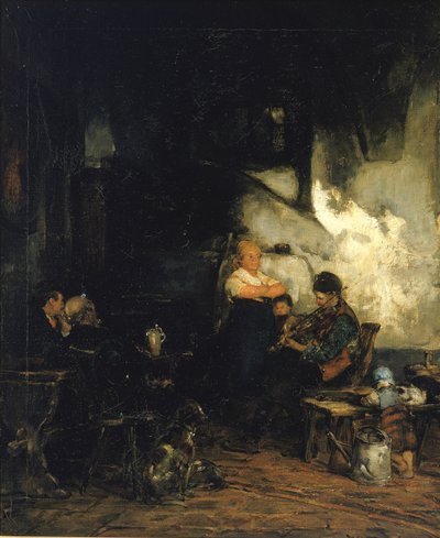 Das Gasthaus, Deutschland, ca. 1873 von Walter Shirlaw