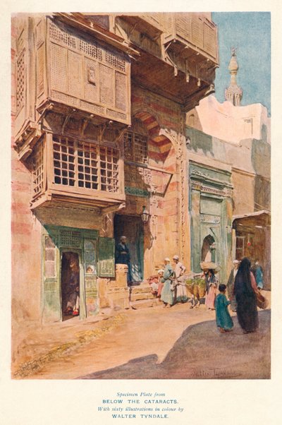 Straßenszene, Ägypten, ca. 1907 von Walter Tyndale