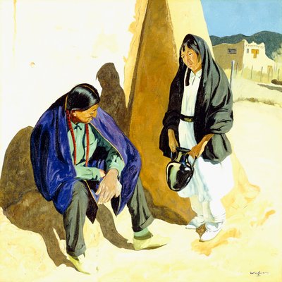 Mittagsschatten von Walter Ufer