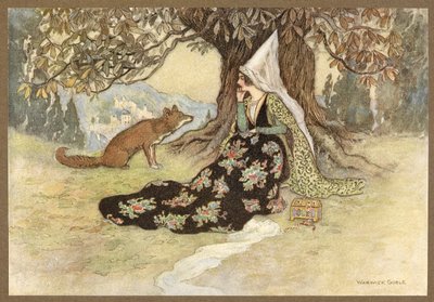 Grannonia und der Fuchs, aus Der Serpent von Warwick Goble