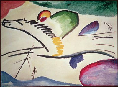 Abstraktes Pferd, 1911 von Wassily Kandinsky