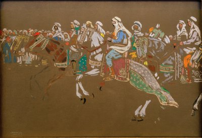 Arabische Reiterei von Wassily Kandinsky