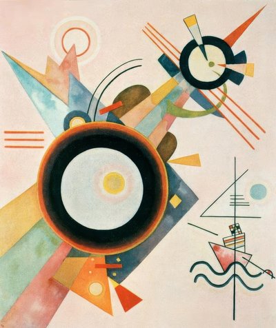 Bild mit Pfeilform von Wassily Kandinsky