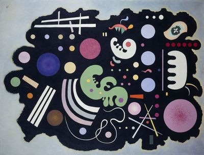 Schwarzes Patchwork von Wassily Kandinsky