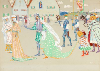Das junge Paar von Wassily Kandinsky