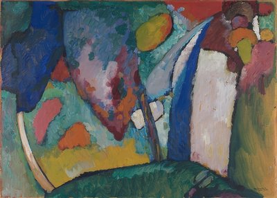 Der Wasserfall von Wassily Kandinsky