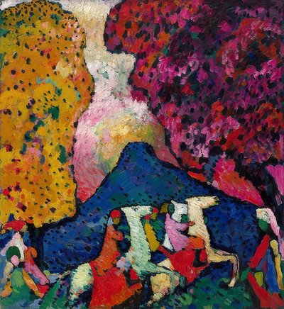 Der blaue Berg von Wassily Kandinsky