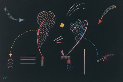Deux Côtes von Wassily Kandinsky