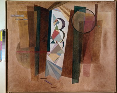 Entwicklung in Braun von Wassily Kandinsky