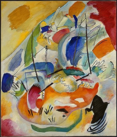 Improvisation 31 (Seeschlacht) von Wassily Kandinsky