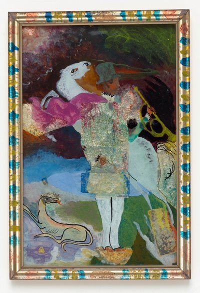 Kavalier mit Trompete von Wassily Kandinsky