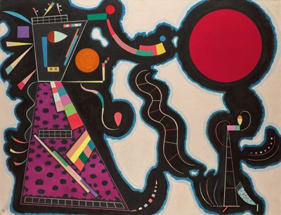 Le Rond rouge, 1939 von Wassily Kandinsky
