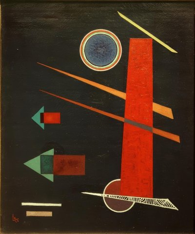 Mächtiges Rot von Wassily Kandinsky