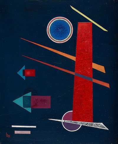 Mächtiges Rot von Wassily Kandinsky