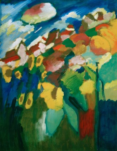 Murnau – Garten II von Wassily Kandinsky