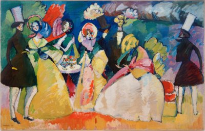 Reifrockgesellschaft von Wassily Kandinsky