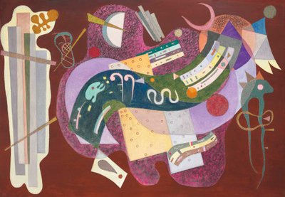 Rigide et courbé, 1935 von Wassily Kandinsky