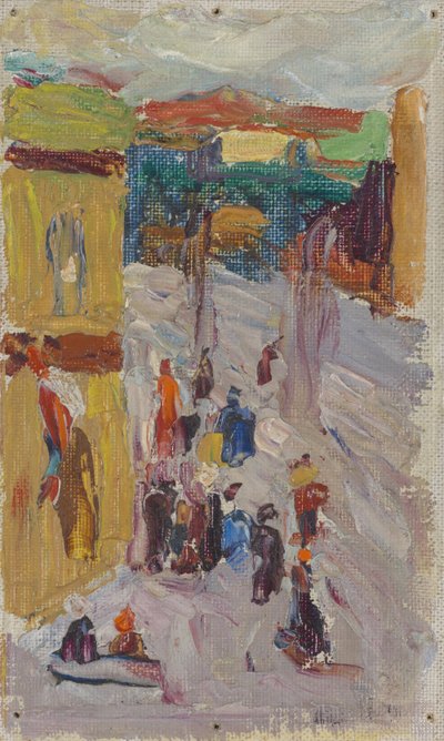 Straßenecke von Wassily Kandinsky