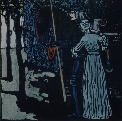 Der Abschied, 1907 von Wassily Kandinsky