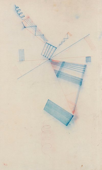 Zwei Spiralen von Wassily Kandinsky