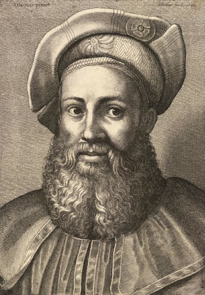 Aretino. Zustand 2 von Wenceslaus Hollar