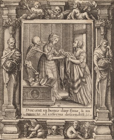 Braut, 1651 von Wenceslaus Hollar